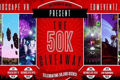 Soundscape 50K giveway poster announcement