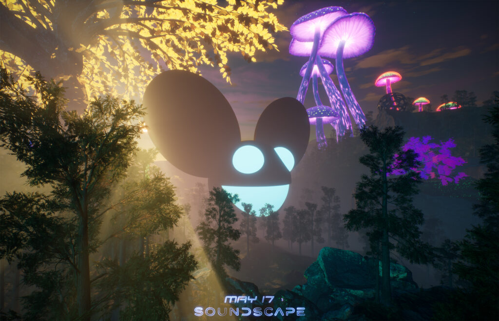 deadmau5 in Twilight Thicket Soundscape world for May 17 event poster